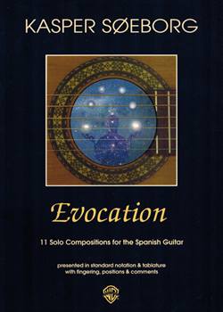 Kasper Søeborg:<BR>\'Evocation\' - Guitar TAB music book