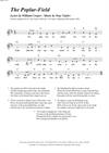 "The Poplar-Field"<BR>By Tony Vejslev & William Cowper<BR>From the songbook/CD set "Old Poems - New Songs"<BR>Sheet music