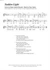 "Sudden Light"<BR>By Tony Vejslev & Dante Gabriel Rossetti<BR>From the songbook/CD set "Old Poems - New Songs"<BR>Sheet music